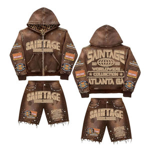 เสื้อฮู้ดดี้แบบยูนิเซ็กซ์ แต่งกระเป๋าประดับเพชรหรูหรา สไตล์สตรีทแวร์ลำลอง แฟชั่น 100% ผ้าฝ้ายฟลีซ เป็นมิตรกับสิ่งแวดล้อม ระบายอากาศได้ดี - Product Image 6