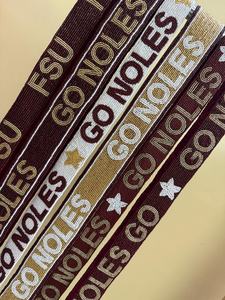 Sangles perlées faites à la main FSU pour les jours de match. - Product Image 3