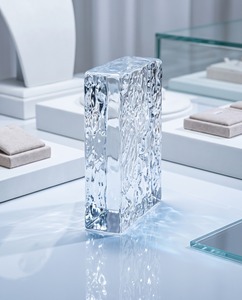 Clear <b>Acrylic</b> <b>Blocks</b> for Eco-friendly for Stylish Modern Jewelry Display Stand Easy Assembly Freestanding Design for Display - Product Image 3