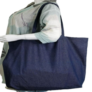 Bolsa de Mano de Lona 100% Algodón con Cierre, Elegante, Ecológica, de Alta Calidad, con Logotipo Personalizado, para Mujer, para Compras, Viajes, Regalos - Product Image 2