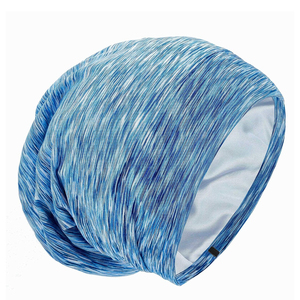 Gorro de Punto Térmico, Forrado de Lana/Satén, Transpirable e Impermeable, para Cabello Natural, Unisex, para Adultos, Uso Casual al Aire Libre - Product Image 1