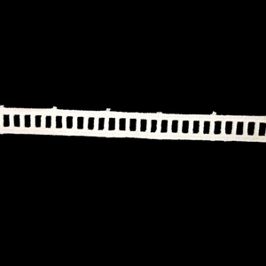 Wholesale Factory White Cotton Ladder <b>Lace</b> Trim, Victorian Style Decorative Edging for Apparel, DIY Crafts, Home Decor - Product Image 1