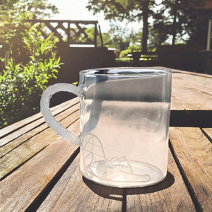 Elegant <b>Gift</b> Hand Blown Stemless Borosilicate Animal Pattern Glass Mug for 10-12 oz Capacity Wine Juice <b>Coffee</b> Tea Water - Product Image 6