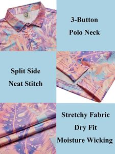 เสื้อกอล์ฟผู้ชายลายดอกไม้สีพาสเทลสำหรับช่องทางการค้าปลีกของคุณ เราให้บริการการจัดหาวัสดุและบริการผลิตแบบ B2B ตามความต้องการ พร้อมขั้นต่ำในการสั่งซื้อที่ยืดหยุ่น - Product Image 5