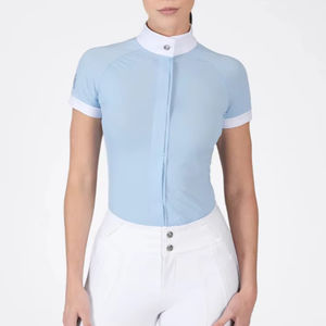 Chemise d'équitation pour femmes de qualité supérieure - Tissu doux, respirant, confortable, coupe flexible, style classique, service OEM, haute qualité - Product Image 1