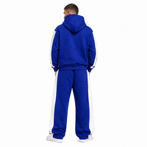 OEM ODM Ensembles de survêtements pour hommes, sweats à capuche et pantalons de jogging, en molleton personnalisé, vêtements de sport décontractés, fournisseur en gros - Product Image 2