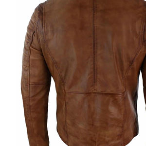 Chaquetas de Cuero PU de Buena Calidad al por Mayor, Diseño de Moda, Chaquetas Casuales de Motociclista con Cierre, Transpirables, Tallas Grandes - Product Image 6