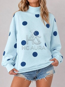 Sudadera Oversize Premium de Cuello Alto Estilo Urbano de Alta Demanda, de Algodón Afelpado, Ajuste Holgado, Casual de Invierno, Personalizable con Logotipo Frontal - Product Image 1