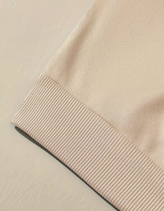 Sweat-shirt décontracté pour femme, beige, col rond, manches longues, épaules tombantes, imprimé lettres et cœurs - Product Image 3
