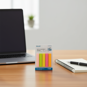 Ilan Foglietti Adesivi 76x15mm 500 Fogli Colori Pastello - Product Image 2