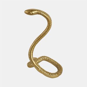 Centre de table décoratif en forme de serpent métallique pour une mise en scène de table luxueuse, des espaces modernes et une décoration de pièce élégante - Product Image 2