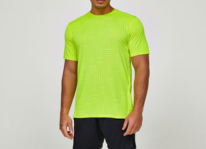 T-shirt pour homme en polyester 100% 180g, coupe slim, grande taille, logo personnalisé, taille US - Product Image 6