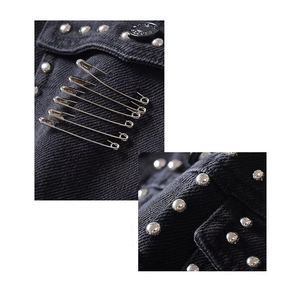 Street Wear <b>Rhinestone</b> Jean <b>Jacket</b> Men Hip Hop Custom Embroidered <b>Rhinestone</b> Denim <b>Jacket</b> Men Luxury - Product Image 4