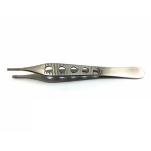 Pinzas Quirúrgicas de Acero Inoxidable con Punta Recta para Suministros Médicos - Product Image 1