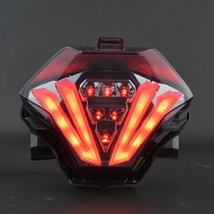 Pièces de moto, feu arrière de frein LED 12V avec lentille transparente/fumée pour Yamaha MT-03 MT-07 YZF-R25 YZF-R3 - Product Image 5