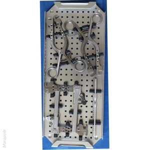 Ensemble d'instruments chirurgicaux orthopédiques de base, 25 pièces, en acier inoxydable, manuel, réutilisable, certifié CE classe I, pour salle d'opération - Product Image 2