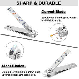 ZARNAB SURGICAL Kit de Manicura y Pedicura de 7 Piezas de Acero Inoxidable de Alta Calidad con Cortaúñas y Cortacutículas para Uso Doméstico - Product Image 4