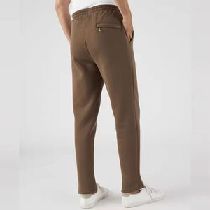 High Quality Breathable 100% Cotton Casual Wear Men <b>Trousers</b> Solid Color Mid Waist Top Selling Cheap Price for Adult - Product Image 2