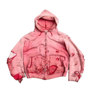 เสื้อฮู้ดดี้ผ้าคอตตอนผสมแบบสโตนวอช พิมพ์ลายและออกแบบตามสั่ง คุณภาพพรีเมียมสำหรับผู้ชาย - Product Image 6