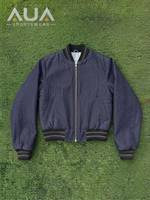 Veste de sport pour homme Raiders, noir et vert olive, boutonnée, logo brodé, style preppy, vêtement d'automne