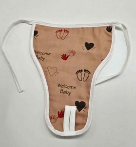 Pañal de Tela Ecológico, Acolchado, 100% Algodón, Transpirable, con Protección Anti-Fugas, de 3 Capas, Estampado, Reutilizable, para Bebés de 16-18 Libras, Niño/Niña - Product Image 3