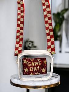 Monedero de algodón bordado a mano con cuentas, bolsa con cremallera colorida, personalizable, con temática de verano: helado, flamenco, bicicleta - Product Image 6