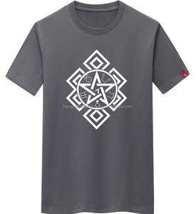 เสื้อยืดสำหรับผู้ชาย,เสื้อยืดผ้าฝ้ายแท้พิมพ์โลโก้ได้ตามต้องการสไตล์ใหม่ - Product Image 4