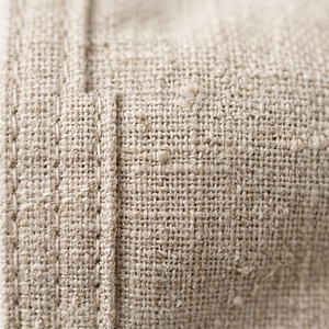 <b>Men</b> <b>Linen</b> Blend Shirt <b>Jacket</b> Button Front Long Sleeve Casual Workwear Outerwear with Chest Pockets - Product Image 4