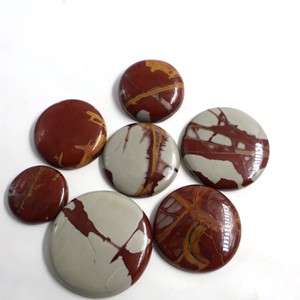 Venta al por mayor de cabujones de cuarzo sueltos de jaspe Noreena natural, pulidos, con corte marquesa y corte pera, de colores variados, para fabricación de joyas. - Product Image 2