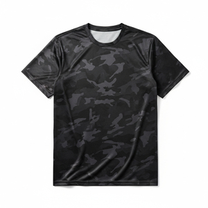 Camiseta Deportiva de Tela Reciclada Sostenible al por Mayor, Camiseta para Correr Ligera y Transpirable, Ropa Deportiva Personalizada para Hombre - Product Image 1