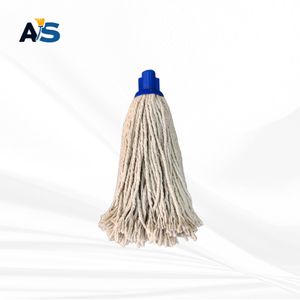 A&S Plate Tipping Mop with Plastic Pole and Cotton Thread Head - Product Image 4
