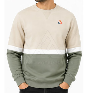 เสื้อสเวตเชิ้ตผู้ชาย คอกลม แขนยาว อุ่นสบาย สวมใส่ได้ทุกวัน สไตล์ลำลองทันสมัย สตรีทแวร์ ออกแบบเองได้ ผลิตจากโรงงาน - Product Image 4