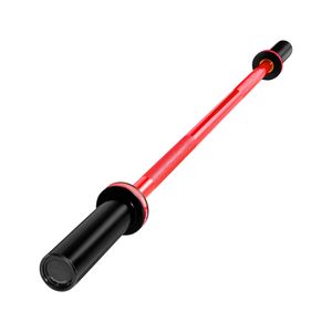 Bilanciere da 4FT con impugnatura zigrinata per allenamento di forza, sollevamento pesi, squat, stacchi, compatibile con dischi da 2 pollici - Product Image 6