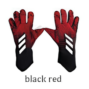 ถุงมือผู้รักษาประตูฟุตบอล BLACK RACING GEAR วัสดุ PU ป้องกันนิ้วมือ ปิดแบบสวม ทนทาน ยึดเกาะดีเยี่ยม รับทำโลโก้ตามสั่ง สำหรับกีฬา - Product Image 1