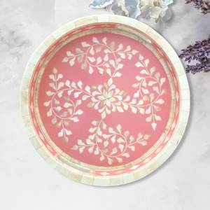 Plateau de service artisanal en résine avec incrustation d'os, style ferme, écologique, pour petit-déjeuner et dîner, décoration intérieure, meilleur prix - Product Image 1