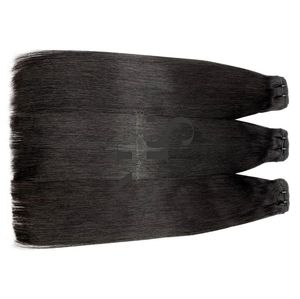 Extensions de cheveux humains indiens Remy NAJIR HAIR HUB, lisses, pré-bouclées - Product Image 1