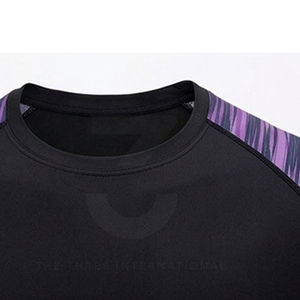 Rashguard classique uni pour hommes, imprimé, pour la pratique des arts martiaux traditionnels, ajustement sûr à prix raisonnable - Product Image 4