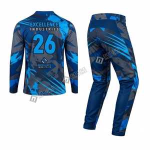 Pantalones de Ciclismo de Montaña MTB Personalizados de Nuevo Estilo, para Descenso y Motocross, con Impresión por Transferencia de Calor, Secado Rápido, Anti-UV, Transpirables, Manga Larga - Product Image 5
