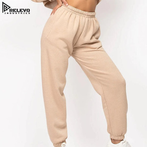 RELEVO INDUSTRIES Custom <b>Women</b>’s <b>Sweatpants</b> | Heavyweight Plain Streetwear Track Pants Wholesale - Product Image 4