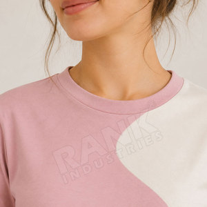 Suministro directo de fábrica, conjuntos de camisetas y pantalones cortos para mujer, ropa al por mayor a precio económico, conjunto de 2 piezas de algodón para mujer. - Product Image 5