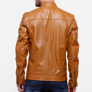 Custom Men <b>Leather</b> <b>Jacket</b> Genuine <b>Leather</b> <b>Biker</b> <b>Jacket</b> Motorcycle Riding <b>Jacket</b> Winter Fashion Outerwear OEM ODM - Product Image 4