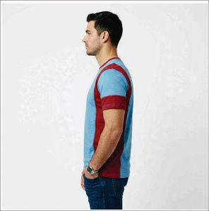 เสื้อยืดผู้ชายคอตตอน 100% พิมพ์โลโก้ตามสั่ง สไตล์วินเทจ ทรงโอเวอร์ไซส์ แขนสั้น คอกลม สตรีทแวร์ ฮิปฮอป ดีไซน์ถัก - Product Image 2