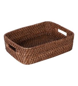 Handwoven Seagrass <b>Basket</b> with Handles Natural Storage <b>Basket</b> for Home Decor Laundry Toys Organizing - Product Image 6