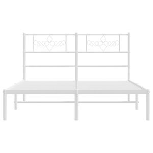 โครงเตียงเหล็กเคลือบสีขาวรูปทรงสี่เหลี่ยมผืนผ้า - Product Image 4