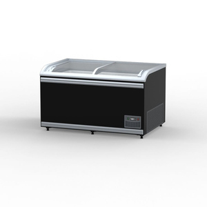 Congelador Vertical con Puerta de Vidrio de Gran Capacidad, Congelador de Exhibición para Almacenamiento <span class=keywords><strong>en</strong></span> Frío - Product Image 1