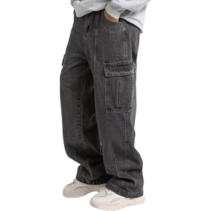 Pantalon cargo décontracté en tissu de coton doux au toucher, de qualité supérieure, multi-poches, tendance, pour l'extérieur - Product Image 1