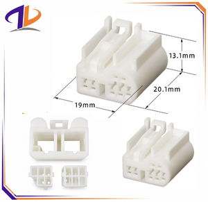 7 Pin White Male Copper Contact Nylon Automotive Wire Harness Electrical Connector <b>Plug</b> Set Car Wiring Cable Assembly 3A <b>12V</b> - Product Image 1