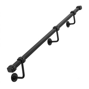Rampe d'escalier murale en fer forgé inoxydable – Design minimaliste, résistant à la rouille - Product Image 1