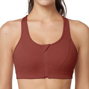 Top Deportivo Transpirable de Alto Soporte para Mujer, Sin Costuras, para Yoga, Gimnasio, con Almohadillas Extraíbles, Tirantes de Encaje, Elástico en Cuatro Direcciones - Product Image 1