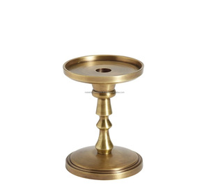 เชิงเทียนตกแต่งโลหะทองเหลืองเครื่องใช้บนโต๊ะอาหารหรูหรา & โคมไฟสำหรับบ้านวันคริสต์มาสและห้องนั่งเล่นขวดโหลเทียนประเภทอื่น - Product Image 2